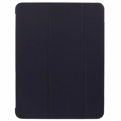 For iPad Pro 11 (2024) Case Leather + Honeycomb TPU Tablet Cover Tri-Fold Stand