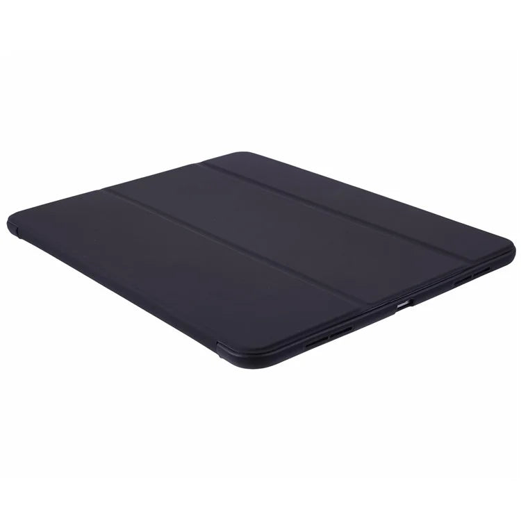 For iPad Pro 11 (2024) Case Leather + Honeycomb TPU Tablet Cover Tri-Fold Stand