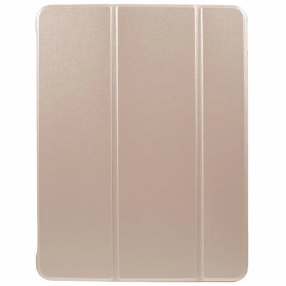 For iPad Pro 11 (2024) Case Leather + Honeycomb TPU Tablet Cover Tri-Fold Stand