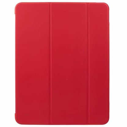 For iPad Pro 11 (2024) Case Leather + Honeycomb TPU Tablet Cover Tri-Fold Stand