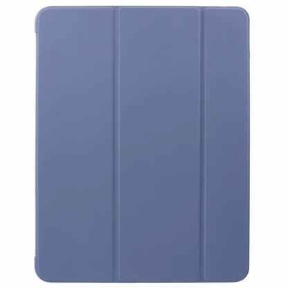 For iPad Pro 11 (2024) Case Leather + Honeycomb TPU Tablet Cover Tri-Fold Stand