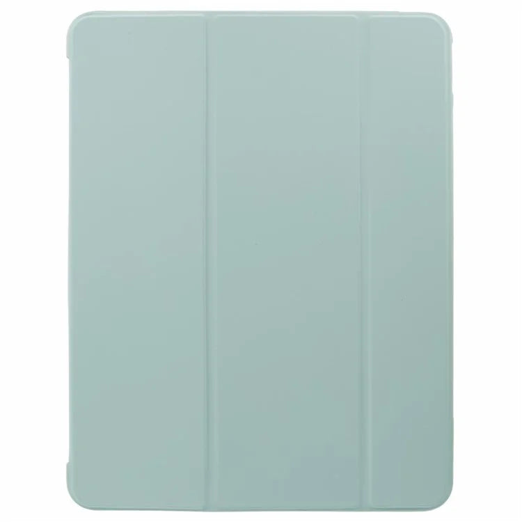 For iPad Pro 11 (2024) Case Leather + Honeycomb TPU Tablet Cover Tri-Fold Stand