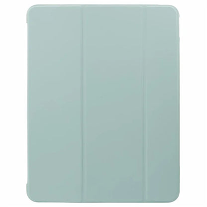 For iPad Pro 11 (2024) Case Leather + Honeycomb TPU Tablet Cover Tri-Fold Stand