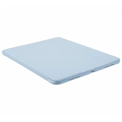 For iPad Pro 11 (2024) Case Leather + Honeycomb TPU Tablet Cover Tri-Fold Stand