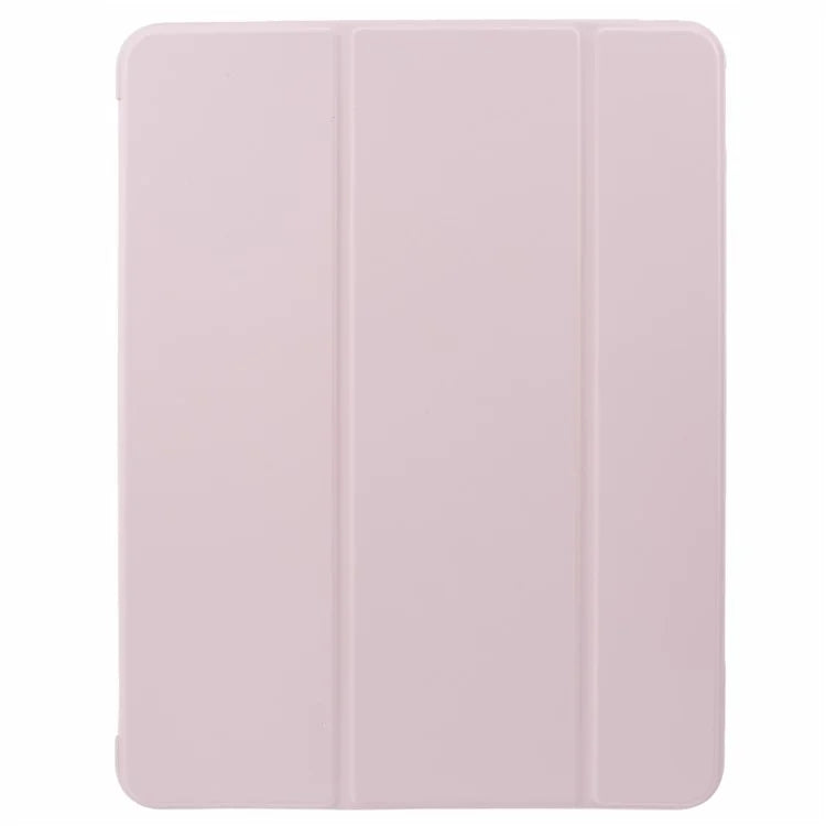 For iPad Pro 11 (2024) Case Leather + Honeycomb TPU Tablet Cover Tri-Fold Stand