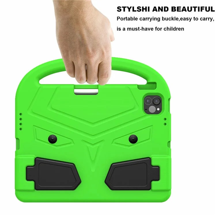 For iPad Pro 11 (2024) Case Sparrow Style EVA Tablet Cover with Kickstand