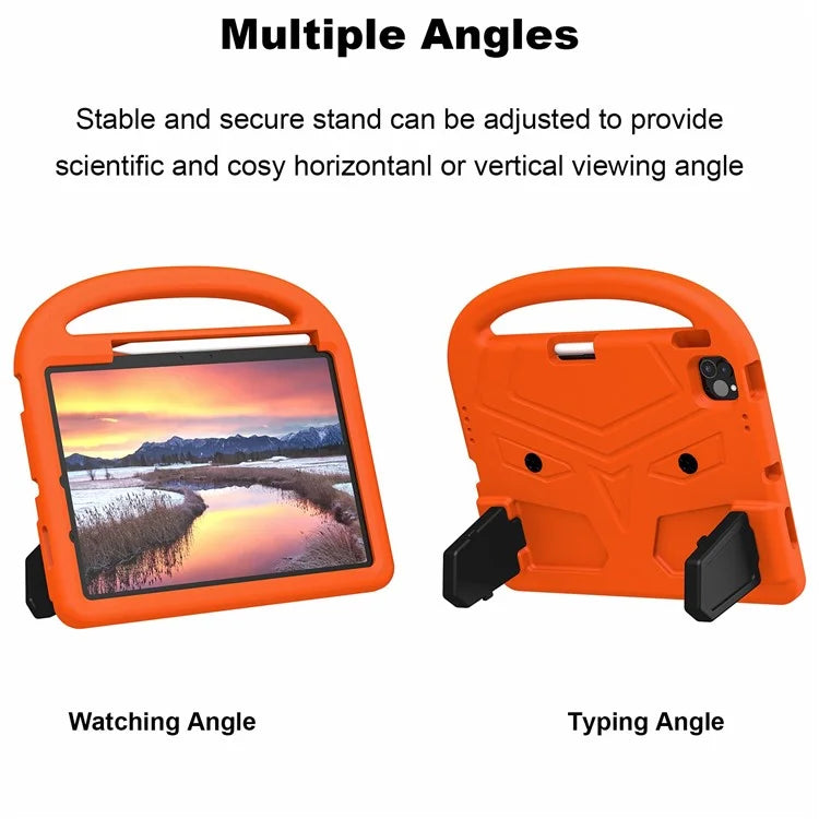 For iPad Pro 11 (2024) Case Sparrow Style EVA Tablet Cover with Kickstand