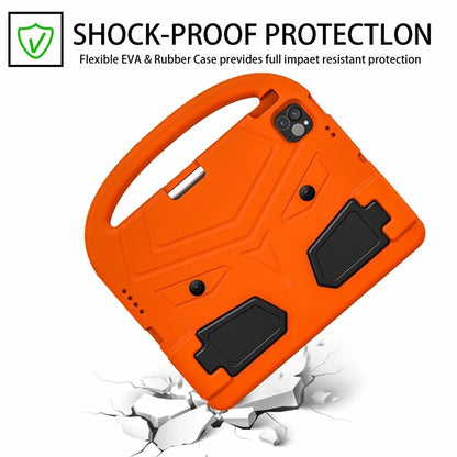 For iPad Pro 11 (2024) Case Sparrow Style EVA Tablet Cover with Kickstand