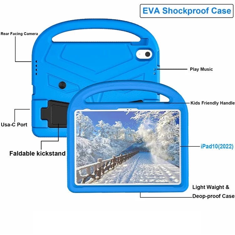 For iPad Air 11 (2024) Kickstand Case Sparrow Style EVA Tablet Cover