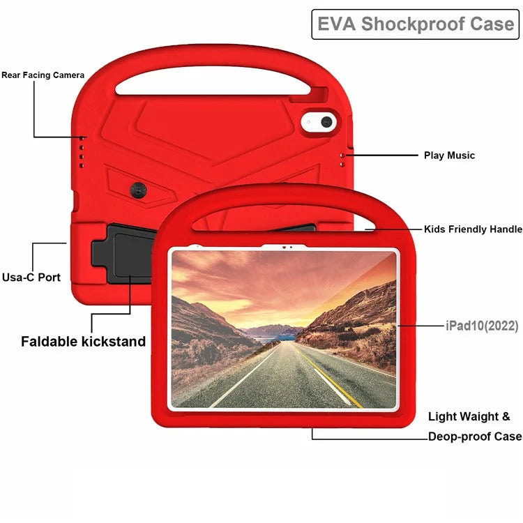 For iPad Air 11 (2024) Kickstand Case Sparrow Style EVA Tablet Cover