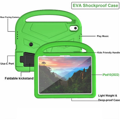 For iPad Air 11 (2024) Kickstand Case Sparrow Style EVA Tablet Cover