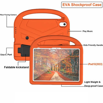 For iPad Air 11 (2024) Kickstand Case Sparrow Style EVA Tablet Cover