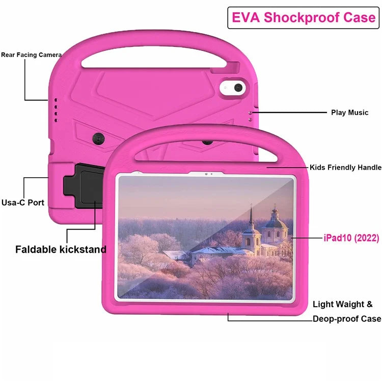 For iPad Air 11 (2024) Kickstand Case Sparrow Style EVA Tablet Cover