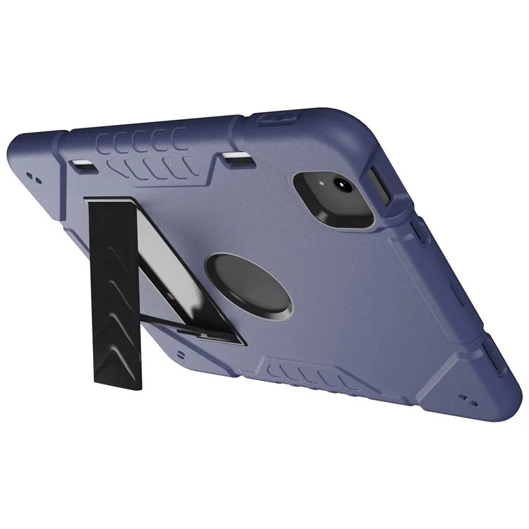 For iPad Air 11 (2024) M2 Case Rugged Kickstand PC+TPU Tablet Cover with Pen Slot