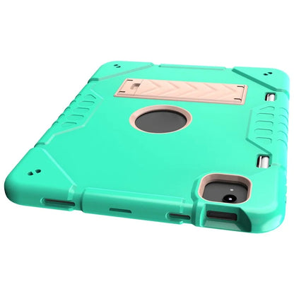 For iPad Air 11 (2024) M2 Case Rugged Kickstand PC+TPU Tablet Cover with Pen Slot