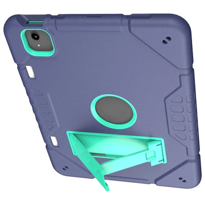 For iPad Air 11 (2024) M2 Case Rugged Kickstand PC+TPU Tablet Cover with Pen Slot
