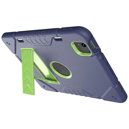 For iPad Air 11 (2024) M2 Case Rugged Kickstand PC+TPU Tablet Cover with Pen Slot