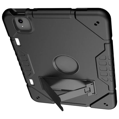 For iPad Air 11 (2024) M2 Case Rugged Kickstand PC+TPU Tablet Cover with Pen Slot
