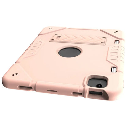 For iPad Air 11 (2024) M2 Case Rugged Kickstand PC+TPU Tablet Cover with Pen Slot