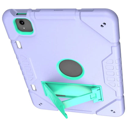 For iPad Air 11 (2024) M2 Case Rugged Kickstand PC+TPU Tablet Cover with Pen Slot