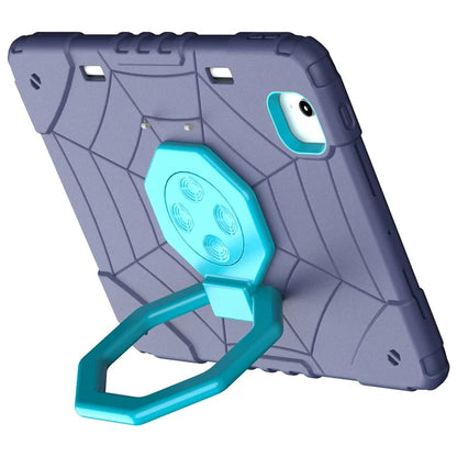 For iPad Air 11 (2024) M2 Case TPU+PC Fidget Tablet Cover with Handle Kickstand and Pencil Holder