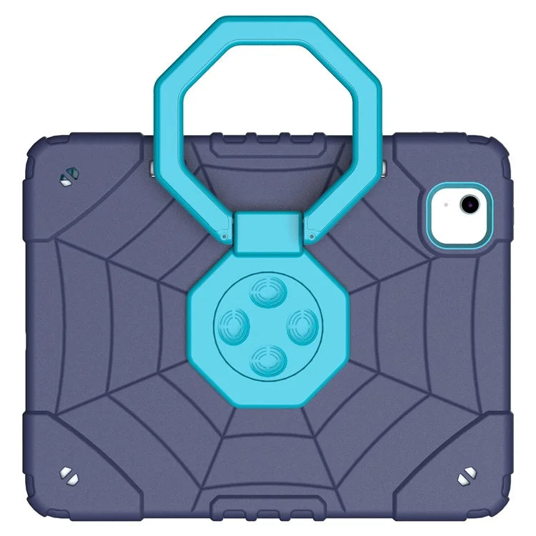 For iPad Air 11 (2024) M2 Case TPU+PC Fidget Tablet Cover with Handle Kickstand and Pencil Holder