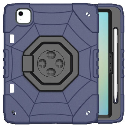 For iPad Air 11 (2024) M2 Case TPU+PC Fidget Tablet Cover with Handle Kickstand and Pencil Holder