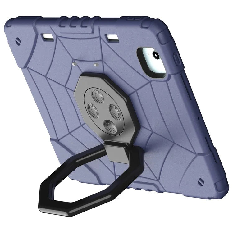 For iPad Air 11 (2024) M2 Case TPU+PC Fidget Tablet Cover with Handle Kickstand and Pencil Holder