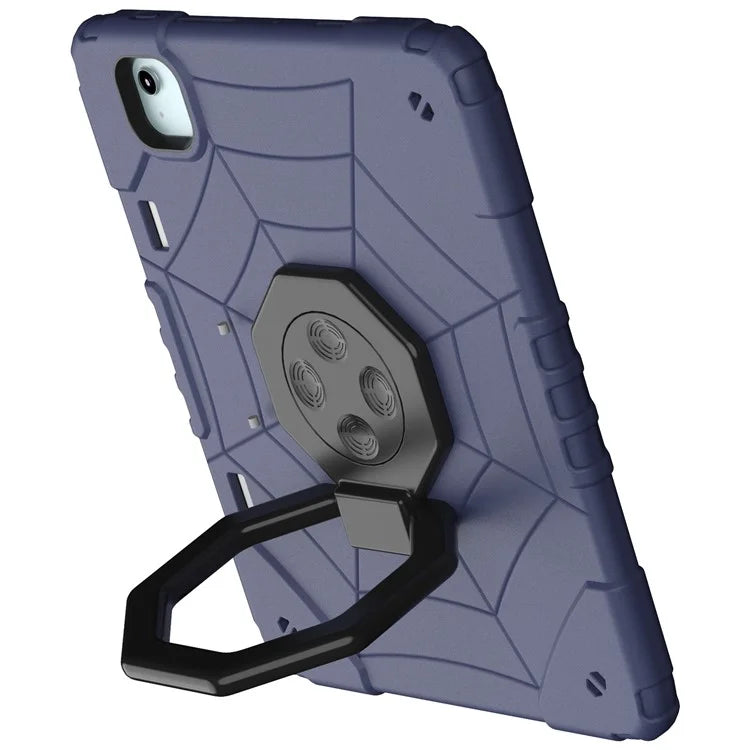 For iPad Air 11 (2024) M2 Case TPU+PC Fidget Tablet Cover with Handle Kickstand and Pencil Holder