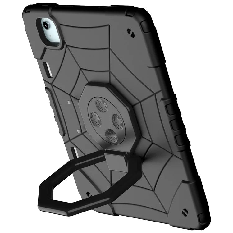 For iPad Air 11 (2024) M2 Case TPU+PC Fidget Tablet Cover with Handle Kickstand and Pencil Holder