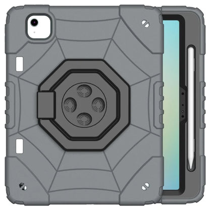 For iPad Air 11 (2024) M2 Case TPU+PC Fidget Tablet Cover with Handle Kickstand and Pencil Holder