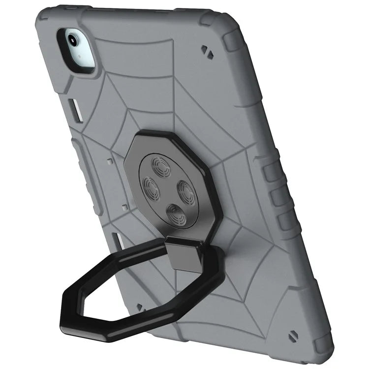 For iPad Air 11 (2024) M2 Case TPU+PC Fidget Tablet Cover with Handle Kickstand and Pencil Holder