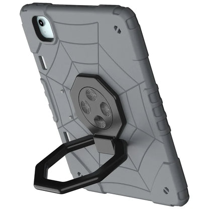 For iPad Air 11 (2024) M2 Case TPU+PC Fidget Tablet Cover with Handle Kickstand and Pencil Holder