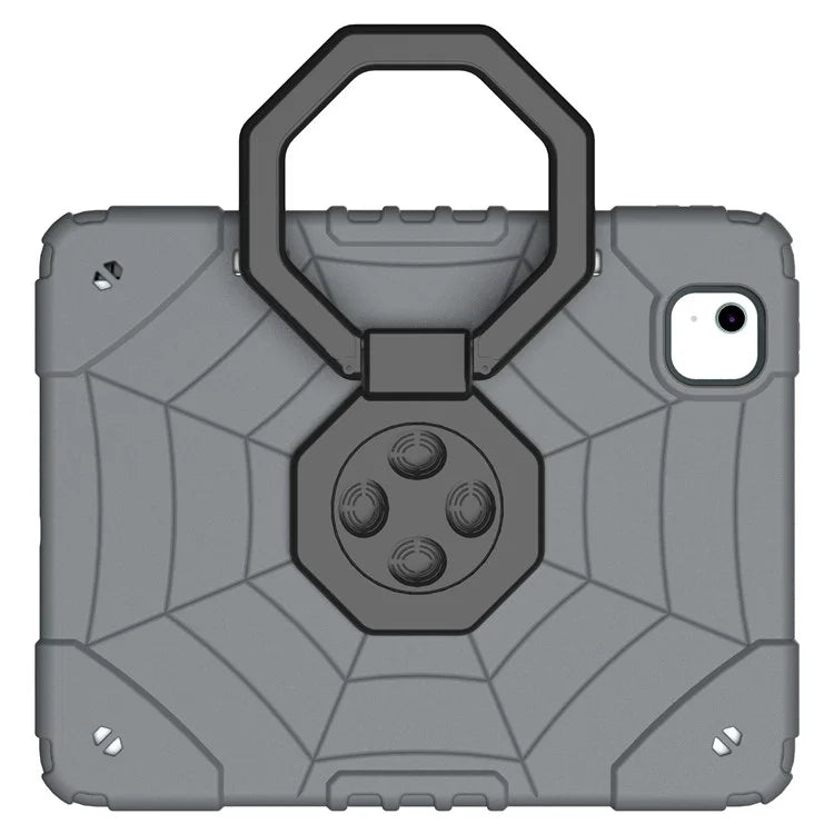 For iPad Air 11 (2024) M2 Case TPU+PC Fidget Tablet Cover with Handle Kickstand and Pencil Holder