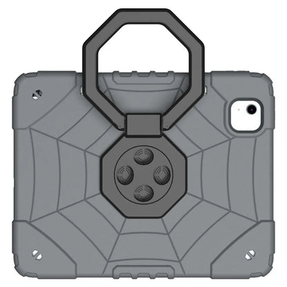 For iPad Air 11 (2024) M2 Case TPU+PC Fidget Tablet Cover with Handle Kickstand and Pencil Holder