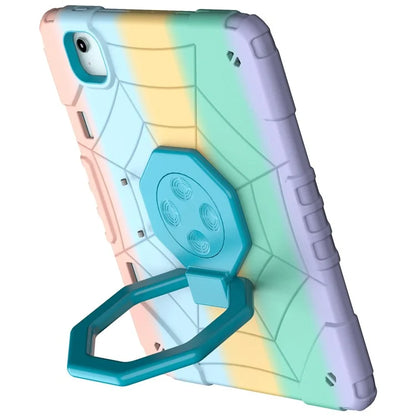 For iPad Air 11 (2024) M2 Case TPU+PC Fidget Tablet Cover with Handle Kickstand and Pencil Holder