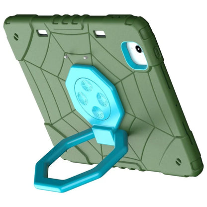 For iPad Air 11 (2024) M2 Case TPU+PC Fidget Tablet Cover with Handle Kickstand and Pencil Holder