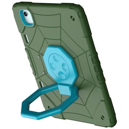 For iPad Air 11 (2024) M2 Case TPU+PC Fidget Tablet Cover with Handle Kickstand and Pencil Holder