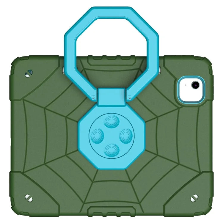 For iPad Air 11 (2024) M2 Case TPU+PC Fidget Tablet Cover with Handle Kickstand and Pencil Holder