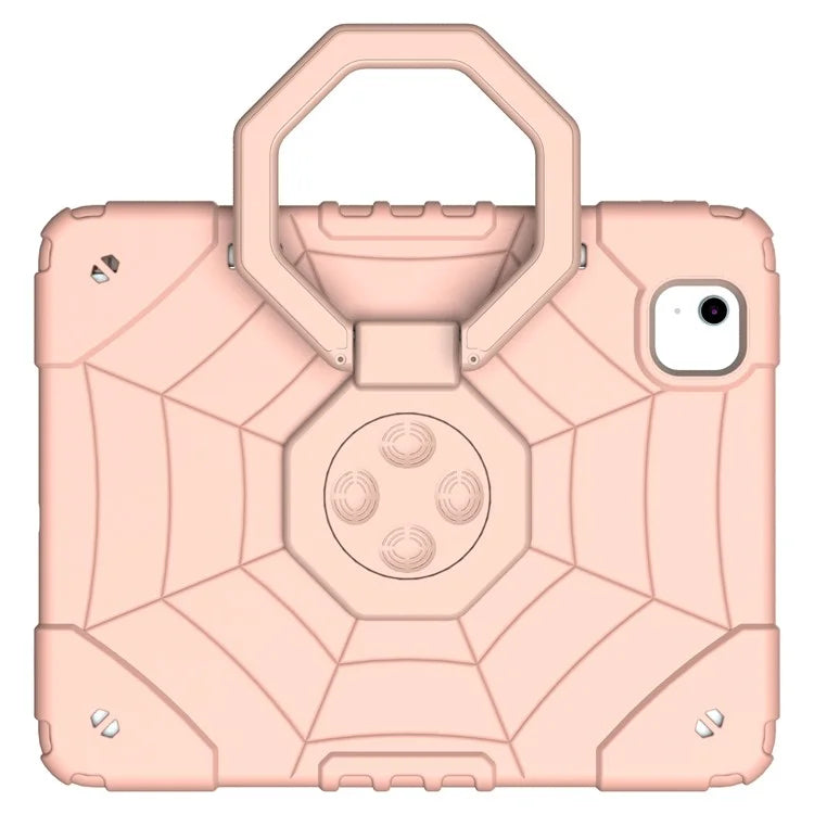 For iPad Air 11 (2024) M2 Case TPU+PC Fidget Tablet Cover with Handle Kickstand and Pencil Holder