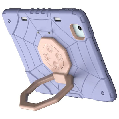 For iPad Air 11 (2024) M2 Case TPU+PC Fidget Tablet Cover with Handle Kickstand and Pencil Holder