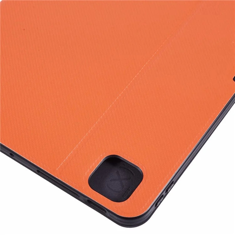 X-LEVEL For iPad Air 13 (2024) Case Carbon Fiber Texture Leather Tablet Cover with Stand Pen Holder