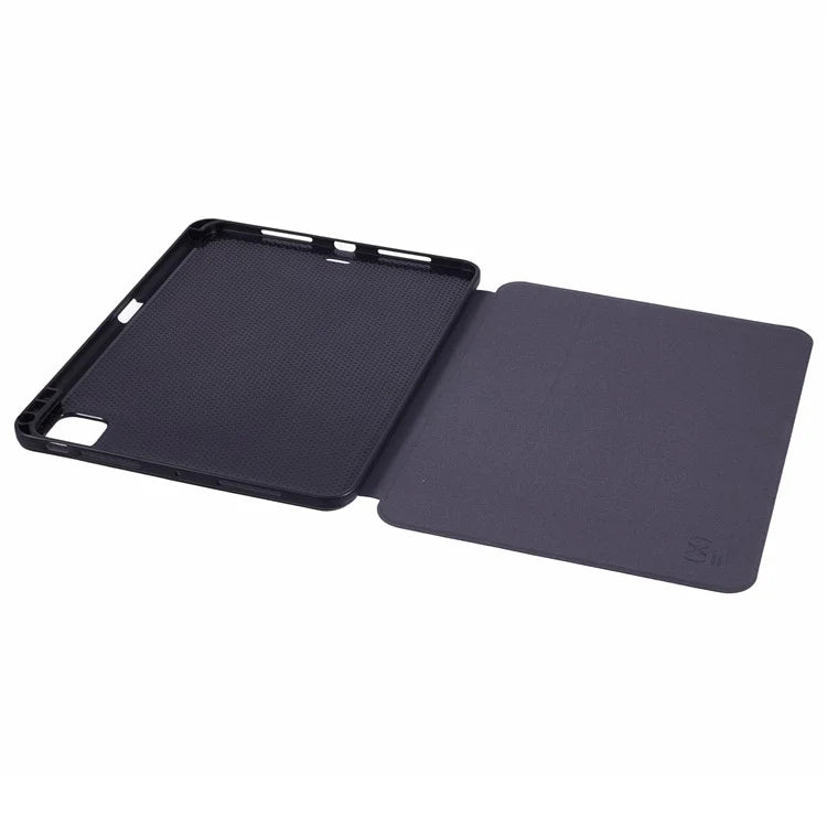 X-LEVEL For iPad Air 13 (2024) Case Carbon Fiber Texture Leather Tablet Cover with Stand Pen Holder