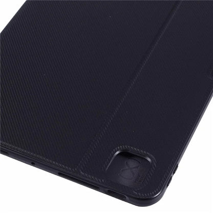 X-LEVEL For iPad Air 13 (2024) Case Carbon Fiber Texture Leather Tablet Cover with Stand Pen Holder