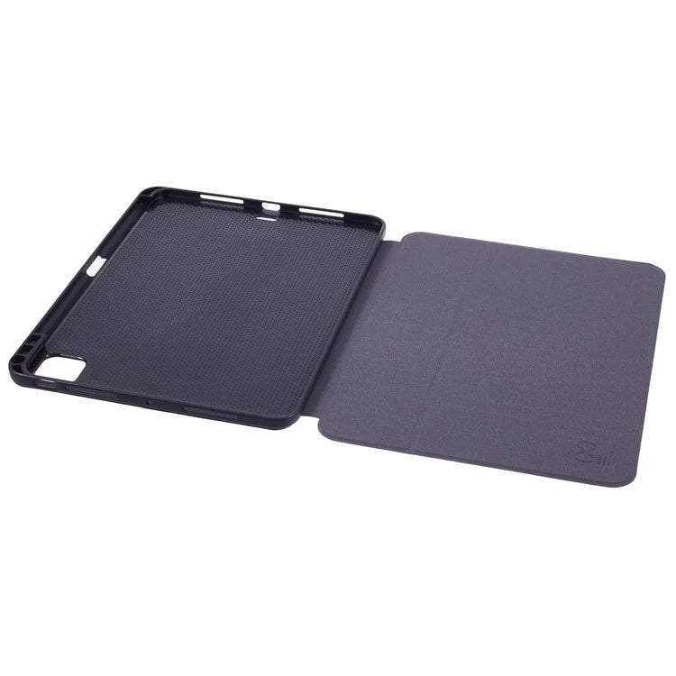 X-LEVEL For iPad Air 13 (2024) Case Carbon Fiber Texture Leather Tablet Cover with Stand Pen Holder