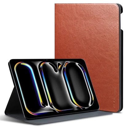 X-LEVEL Kate Series For iPad Pro 13 (2024) Case Leather Stand Tablet Cover with Auto Sleep / Wake