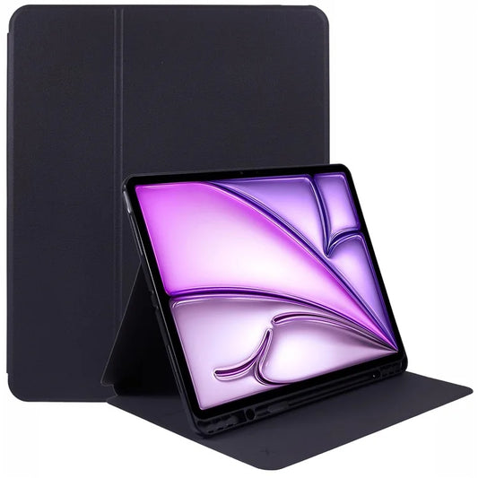 X-LEVEL For iPad Air 13 (2024) Smart Case Stand Leather Tablet Cover with Pencil Holder, Auto Wake / Sleep