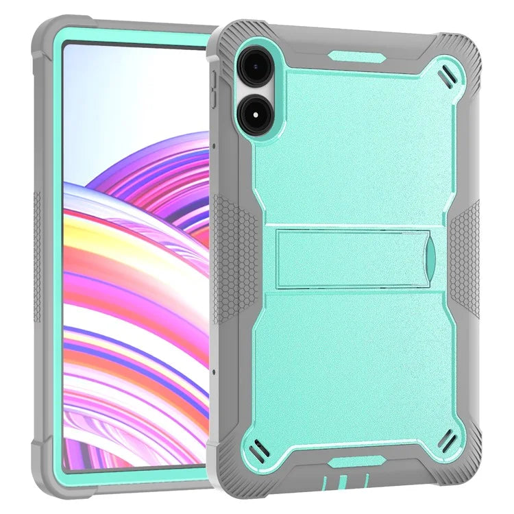 For Xiaomi Poco Pad / Redmi Pad Pro / Pad Pro 5G Case Silicone+PC Tablet Protective Cover with Kickstand