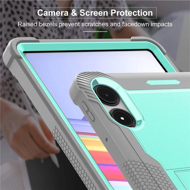 For Xiaomi Poco Pad / Redmi Pad Pro / Pad Pro 5G Case Silicone+PC Tablet Protective Cover with Kickstand