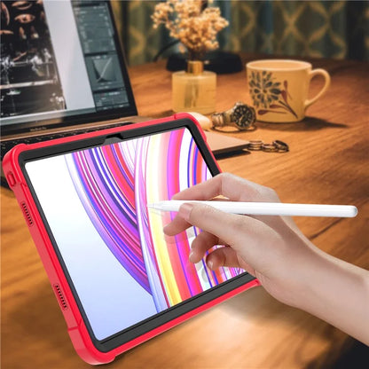 For Xiaomi Poco Pad / Redmi Pad Pro / Pad Pro 5G Case Silicone+PC Tablet Protective Cover with Kickstand